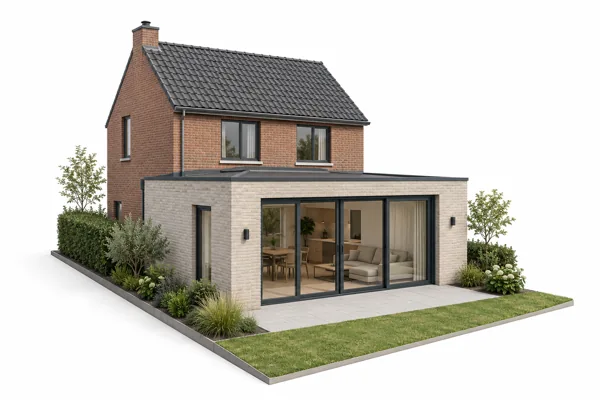 Aanbouw — illustratief bouwmodel