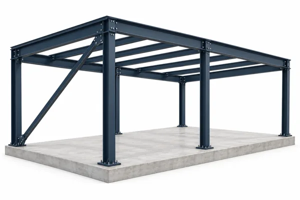 Stalen constructie — illustratief bouwmodel