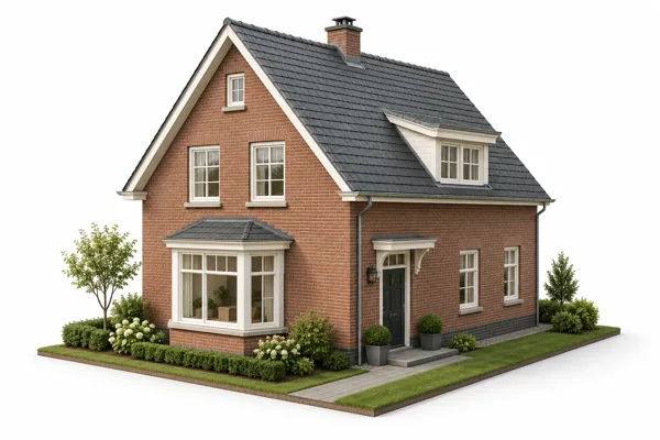 Woning — illustratief bouwmodel